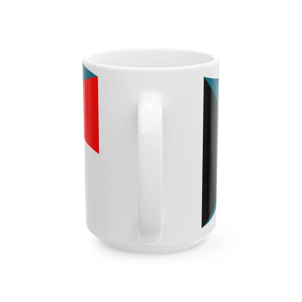 Flag of the Bahamas and Indonesia with waves (Bahamas) White Coffee Mug - Go Mug Yourself
