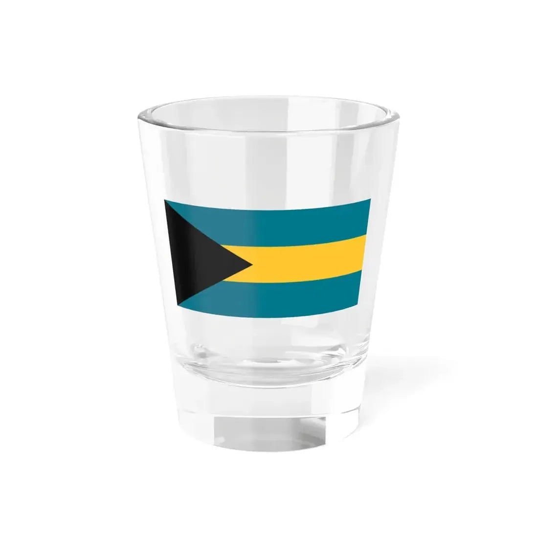 Flag of the Bahamas (Bahamas) Shot Glass 1.5oz 1.5oz - Go Mug Yourself