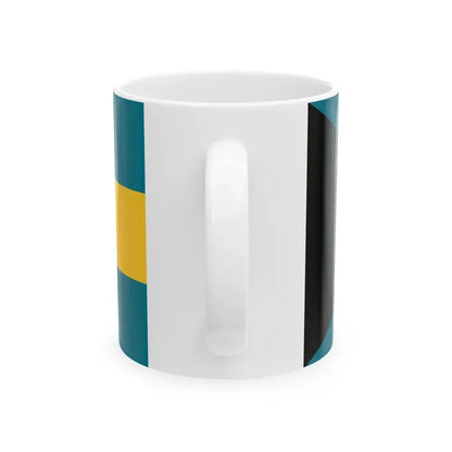 Flag of the Bahamas (Bahamas) White Coffee Mug - Go Mug Yourself