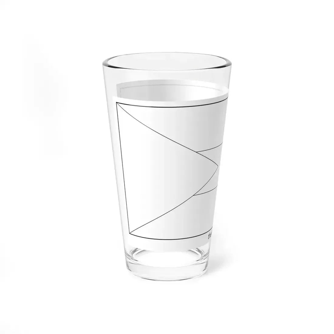 Flag of the Bahamas colouring page (Bahamas) Pint Glass 16oz - Go Mug Yourself