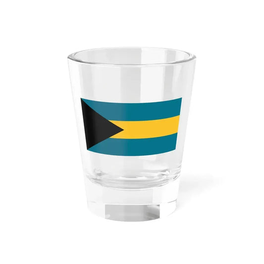 Flag of the Bahamas darker variant (Bahamas) Shot Glass 1.5oz 1.5oz - Go Mug Yourself