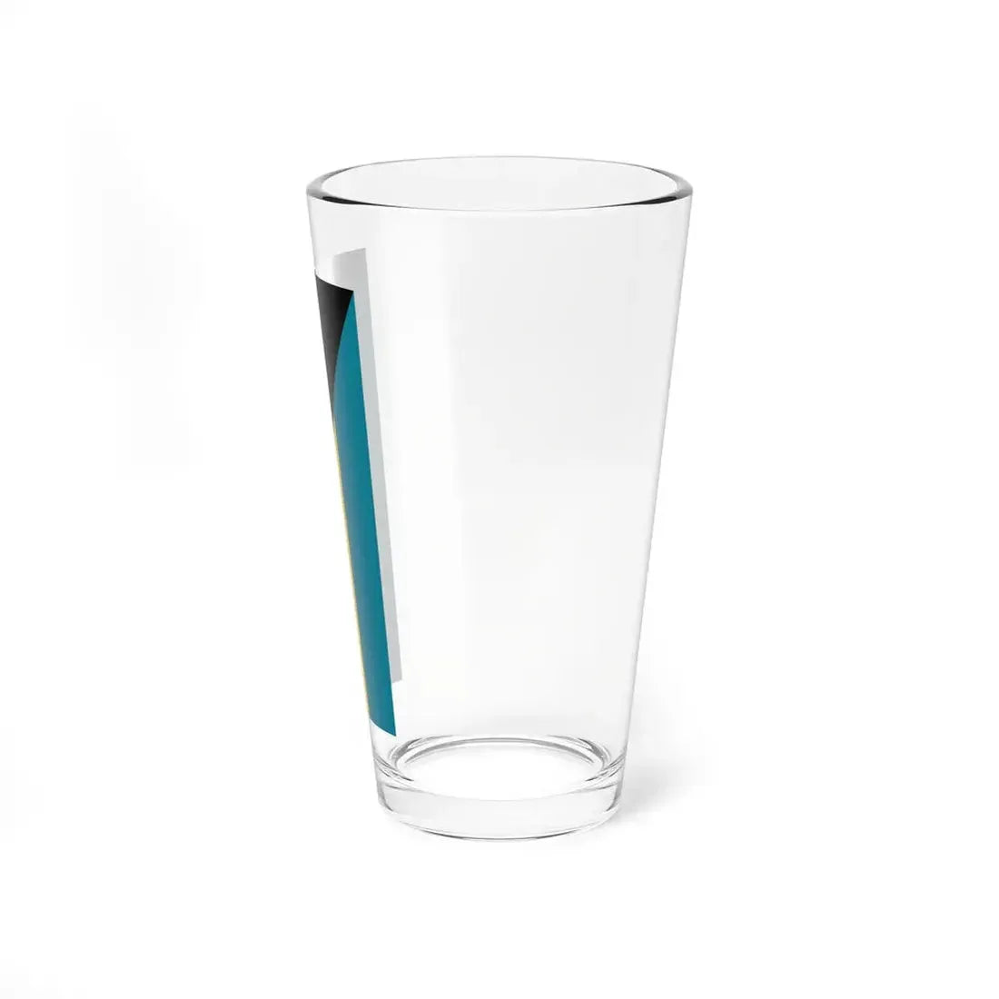 Flag of the Bahamas vertical (Bahamas) Pint Glass 16oz - Go Mug Yourself