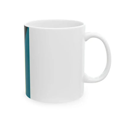 Flag of the Bahamas vertical (Bahamas) White Coffee Mug - Go Mug Yourself