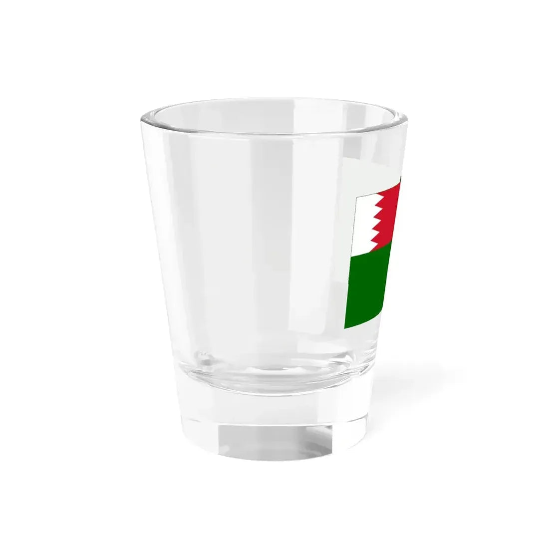 Flag of the Bahrain Defence Force (Bahrain) Shot Glass 1.5oz - Go Mug Yourself
