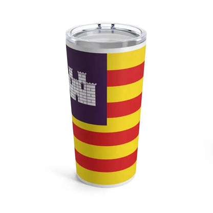 Flag of the Balearic Islands Spain - Tumbler 20oz 20oz - Go Mug Yourself