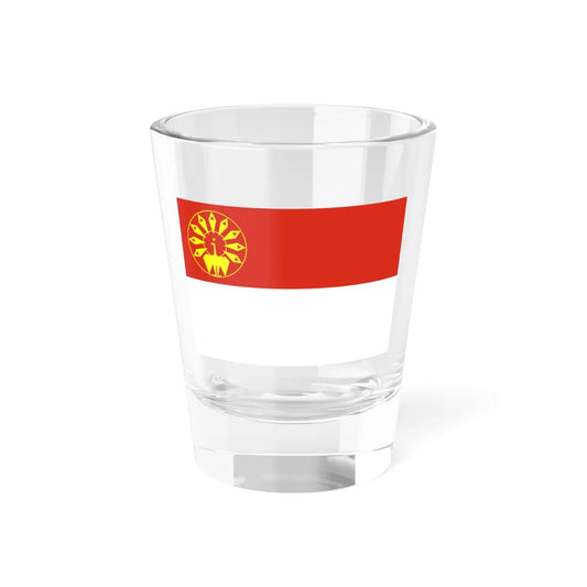 Flag of the Bamar Peoples Liberation Army (Myanmar) Shot Glass 1.5oz 1.5oz - Go Mug Yourself