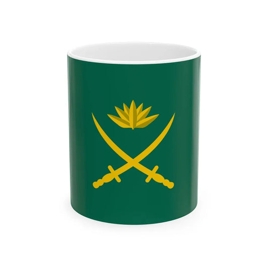 Flag of the Bangladesh Army (Bangladesh) White Coffee Mug 11oz - Go Mug Yourself