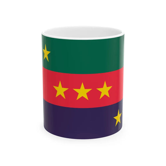 Flag of the Bangladesh Congress (Bangladesh) White Coffee Mug 11oz - Go Mug Yourself