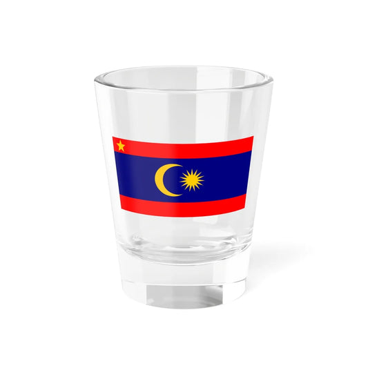 Flag of the Barisan Revolusi Nasional (Thailand) Shot Glass 1.5oz 1.5oz - Go Mug Yourself