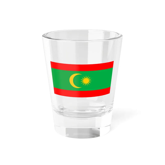 Flag of the Barisan Revolusi Nasional Uram (Thailand) Shot Glass 1.5oz 1.5oz - Go Mug Yourself