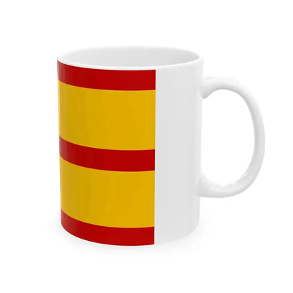 Flag of the Basi Revolt First Variant (Philippines) White Coffee Mug - Go Mug Yourself
