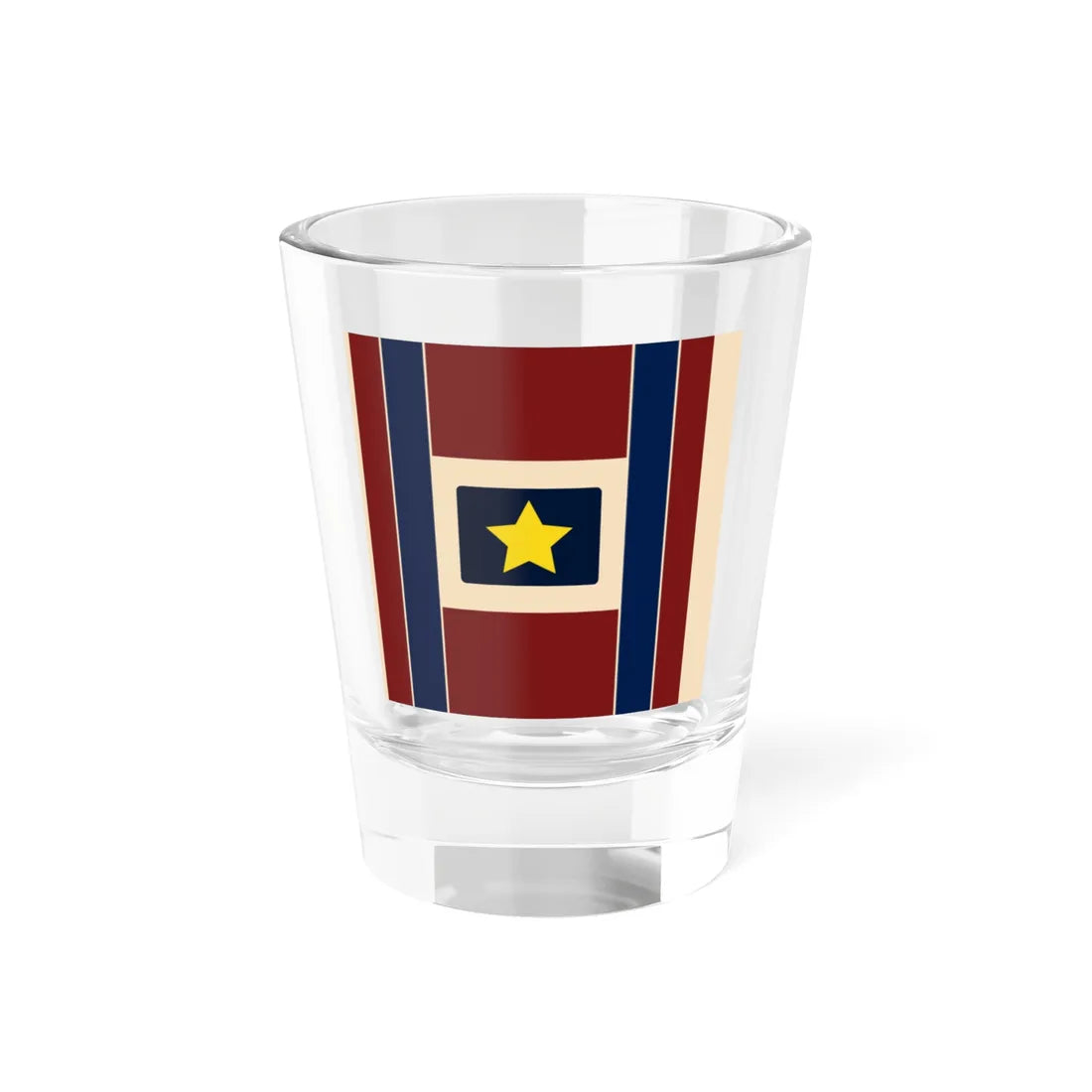 Flag of the Batetela rebels (Congo) Shot Glass 1.5oz 1.5oz - Go Mug Yourself