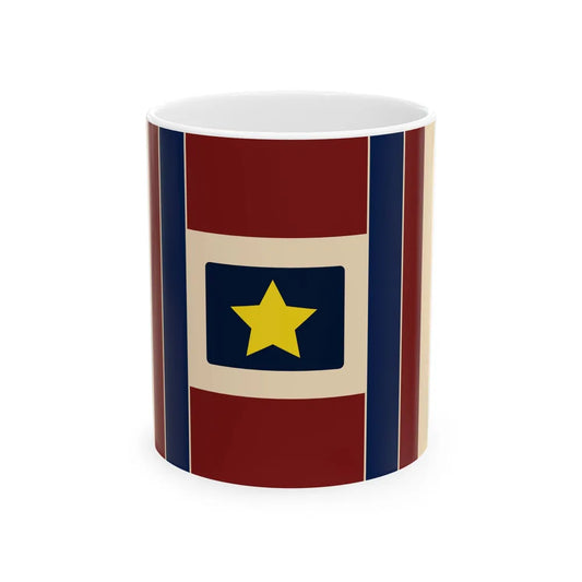 Flag of the Batetela rebels (Congo) White Coffee Mug 11oz - Go Mug Yourself