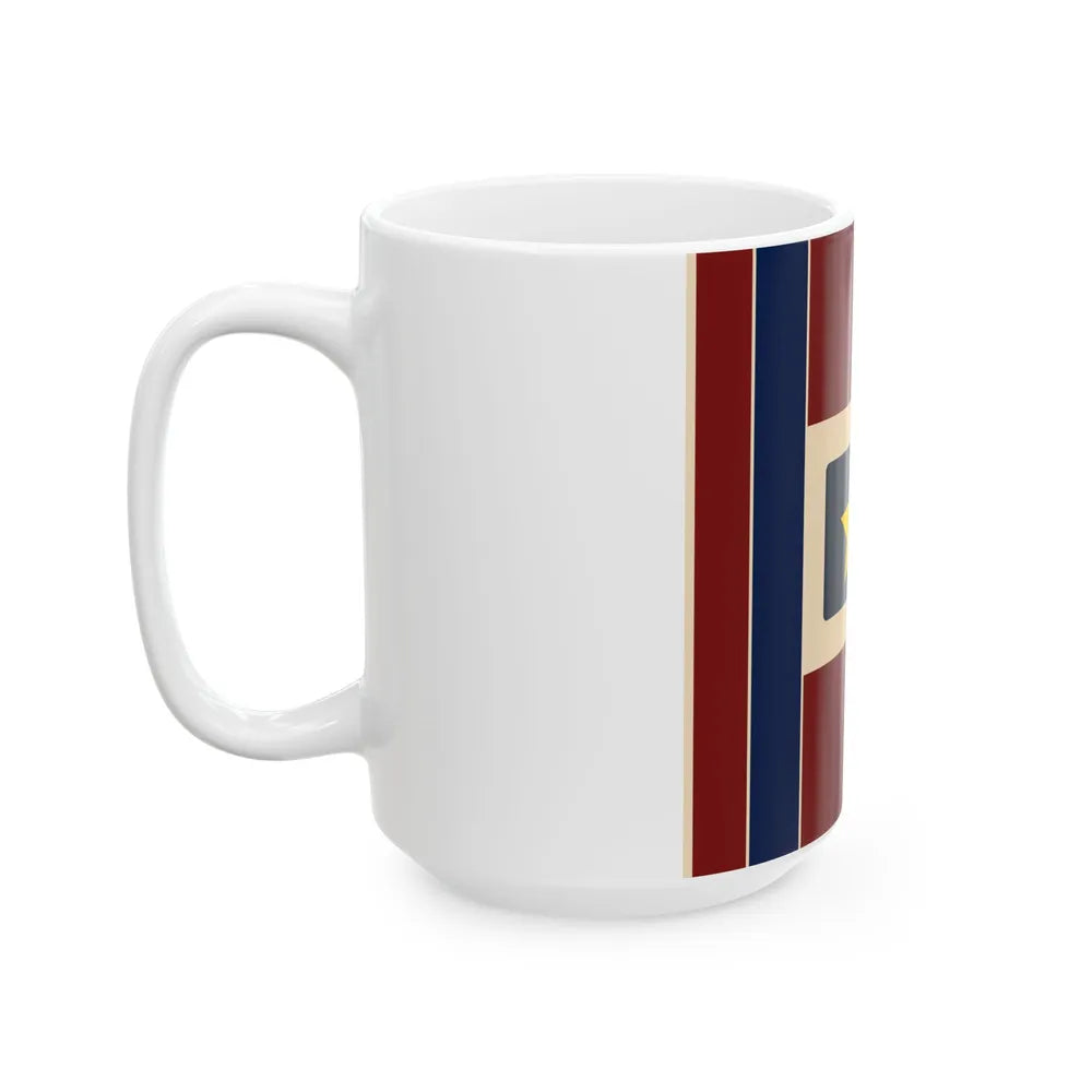 Flag of the Batetela rebels (Congo) White Coffee Mug - Go Mug Yourself