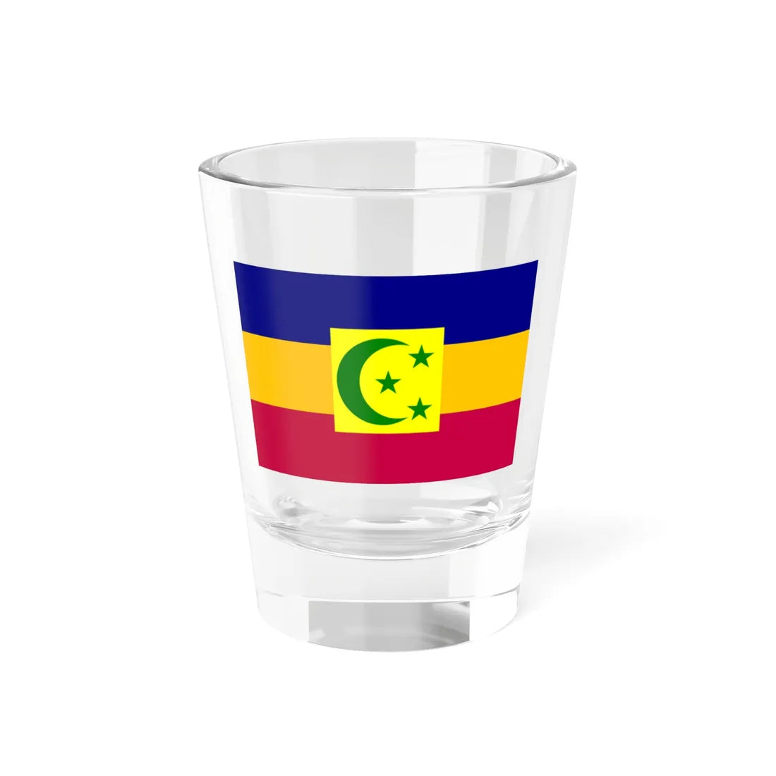 Flag of the Bauchi Emirate (Niger) Shot Glass 1.5oz 1.5oz - Go Mug Yourself
