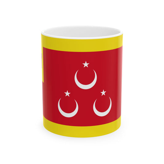 Flag of the Begawan Pehin Datu Imam (Brunei) White Coffee Mug-11oz-Go Mug Yourself