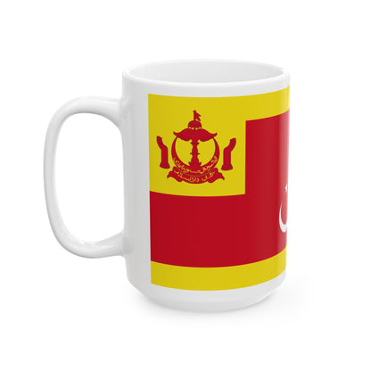 Flag of the Begawan Pehin Datu Imam (Brunei) White Coffee Mug-Go Mug Yourself