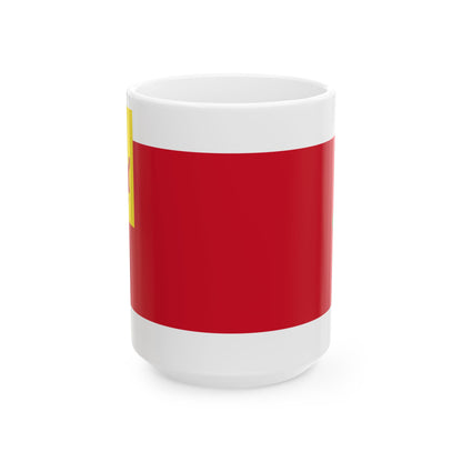 Flag of the Begawan Pehin Khatib (Brunei) White Coffee Mug-15oz-Go Mug Yourself