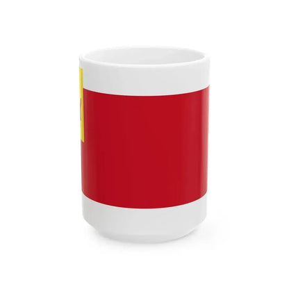 Flag of the Begawan Pehin Khatib (Brunei) White Coffee Mug 15oz - Go Mug Yourself