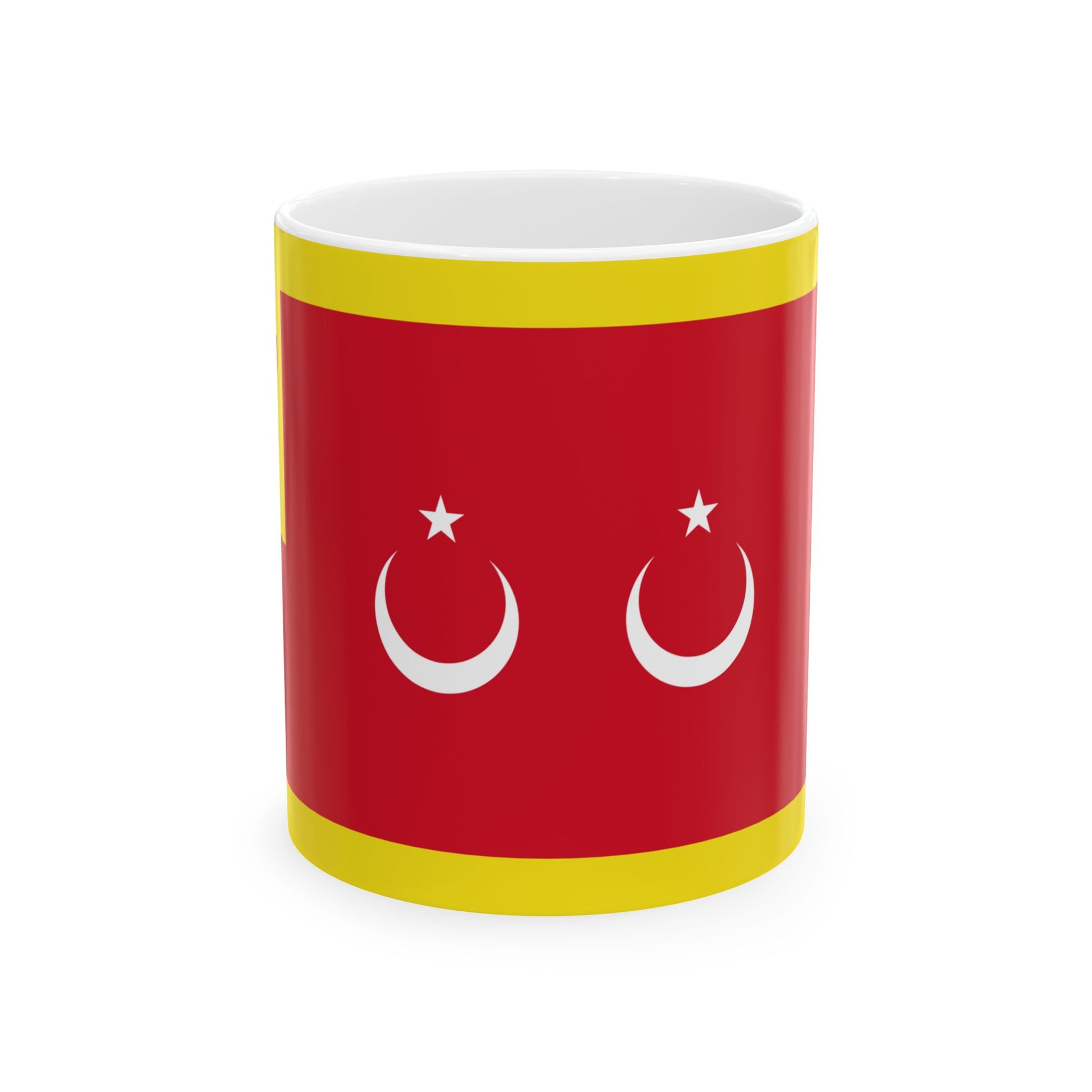 Flag of the Begawan Pehin Siraja Khatib (Brunei) White Coffee Mug-11oz-Go Mug Yourself