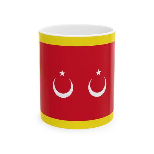 Flag of the Begawan Pehin Siraja Khatib (Brunei) White Coffee Mug-11oz-Go Mug Yourself