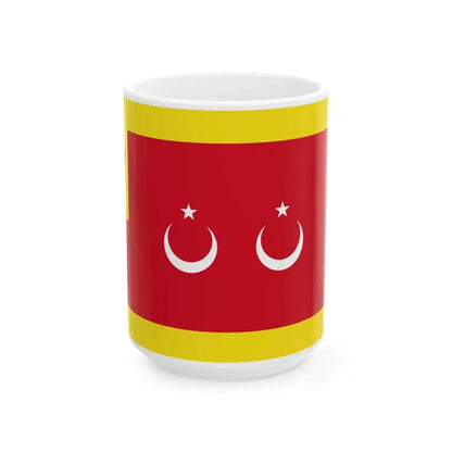 Flag of the Begawan Pehin Siraja Khatib (Brunei) White Coffee Mug 15oz - Go Mug Yourself