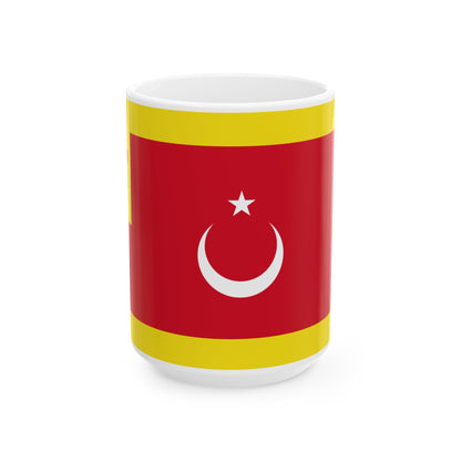 Flag of the Begawan Pehin Tuan Imam (Brunei) White Coffee Mug-15oz-Go Mug Yourself