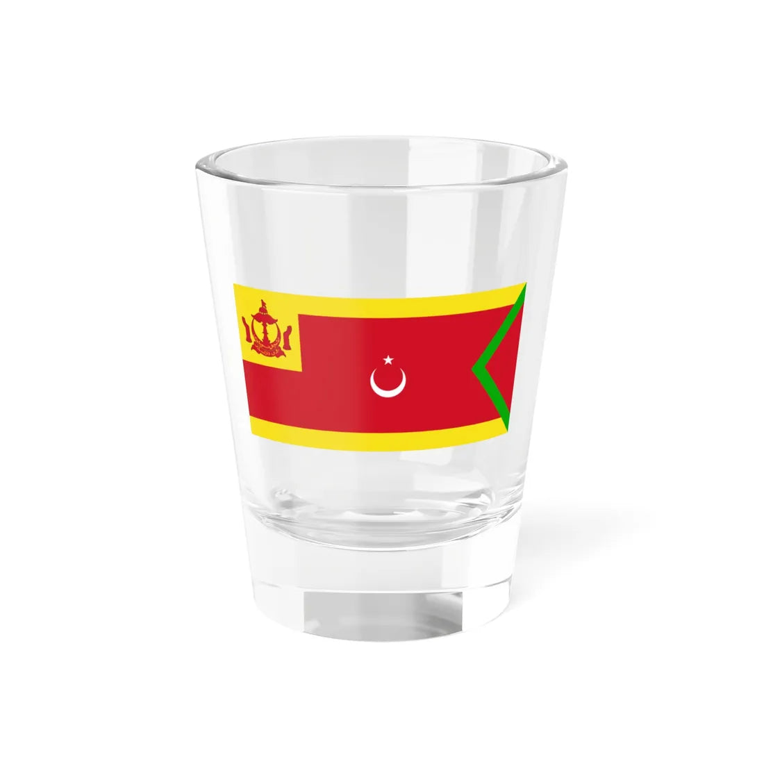 Flag of the Begawan Pehin Udana Khatib (Brunei) Shot Glass 1.5oz 1.5oz - Go Mug Yourself
