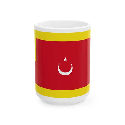 Flag of the Begawan Pehin Udana Khatib (Brunei) White Coffee Mug 15oz - Go Mug Yourself