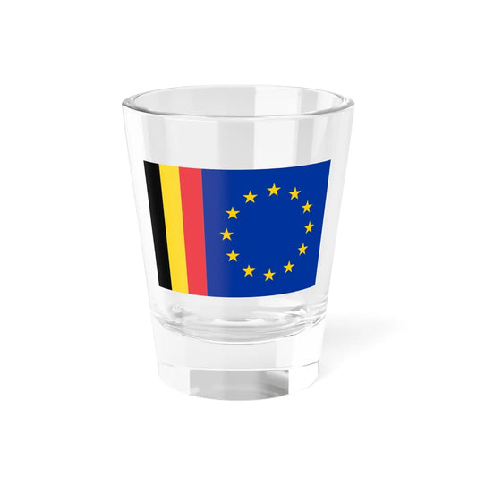 Flag of the Belgo-European Studies Center for Flags (Belgium) Shot Glass 1.5oz 1.5oz - Go Mug Yourself