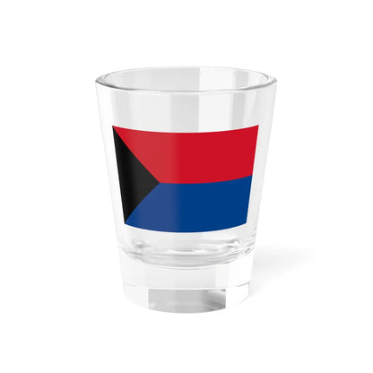 Flag of the Belize Peoples Development Movement (Belize) Shot Glass 1.5oz 1.5oz - Go Mug Yourself