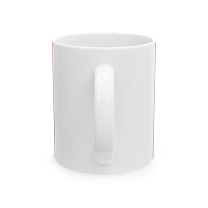 Flag of the Belize Peoples Development Movement (Belize) White Coffee Mug - Go Mug Yourself