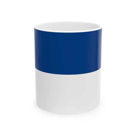 Flag of the Belize Peoples United Party (Belize) White Coffee Mug 11oz - Go Mug Yourself