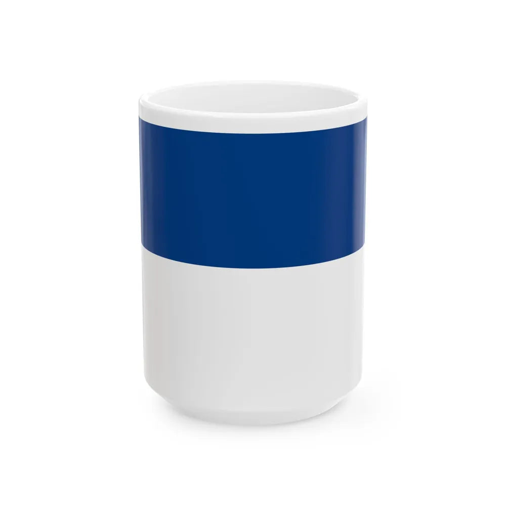 Flag of the Belize Peoples United Party (Belize) White Coffee Mug 15oz - Go Mug Yourself