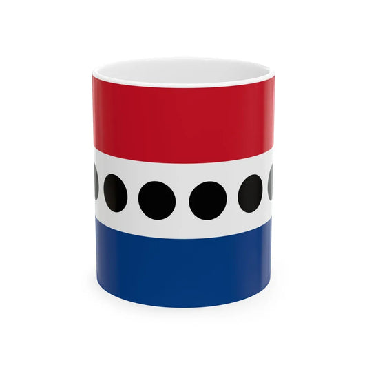 Flag of the Belize United Democratic Party (Belize) White Coffee Mug 11oz - Go Mug Yourself