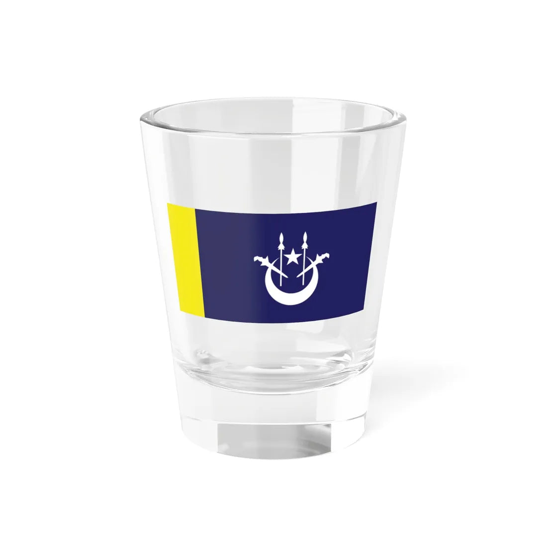 Flag of the Bendahara of Kelantan (Malaysia) Shot Glass 1.5oz 1.5oz - Go Mug Yourself