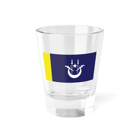 Flag of the Bendahara of Kelantan (Malaysia) Shot Glass 1.5oz 1.5oz - Go Mug Yourself