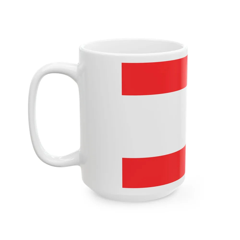 Flag of the Bengal Sultanate (Bangladesh) White Coffee Mug - Go Mug Yourself