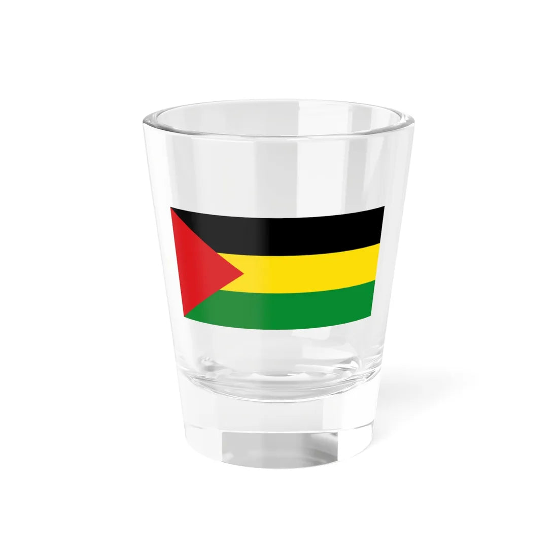 Flag of the Benishangul-Gumuz Region (Ethiopia) Shot Glass 1.5oz 1.5oz - Go Mug Yourself