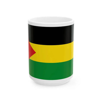 Flag of the Benishangul-Gumuz Region (Ethiopia) White Coffee Mug 15oz - Go Mug Yourself