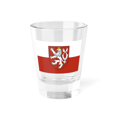 Flag of the Bohemian Coat of Arms (Czech Republic) Shot Glass 1.5oz 1.5oz - Go Mug Yourself