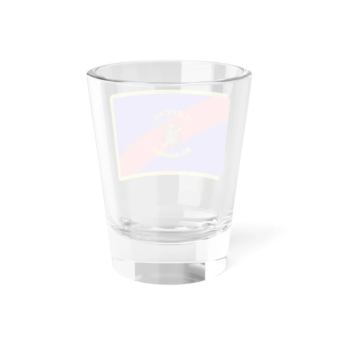 Flag of the Bolivarian Army Venezuela (Venezuela) Shot Glass 1.5oz - Go Mug Yourself