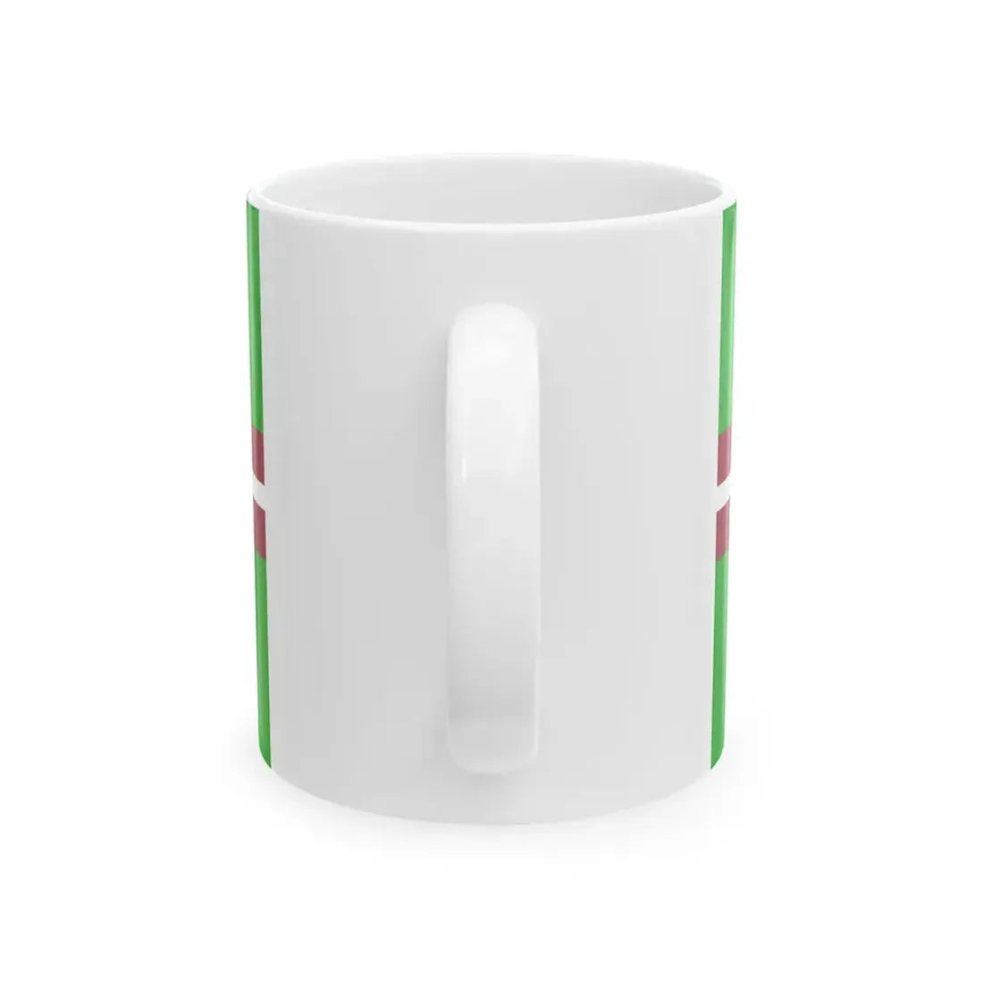 Flag of the Border Guard of Latvia (Latvia) White Coffee Mug - Go Mug Yourself