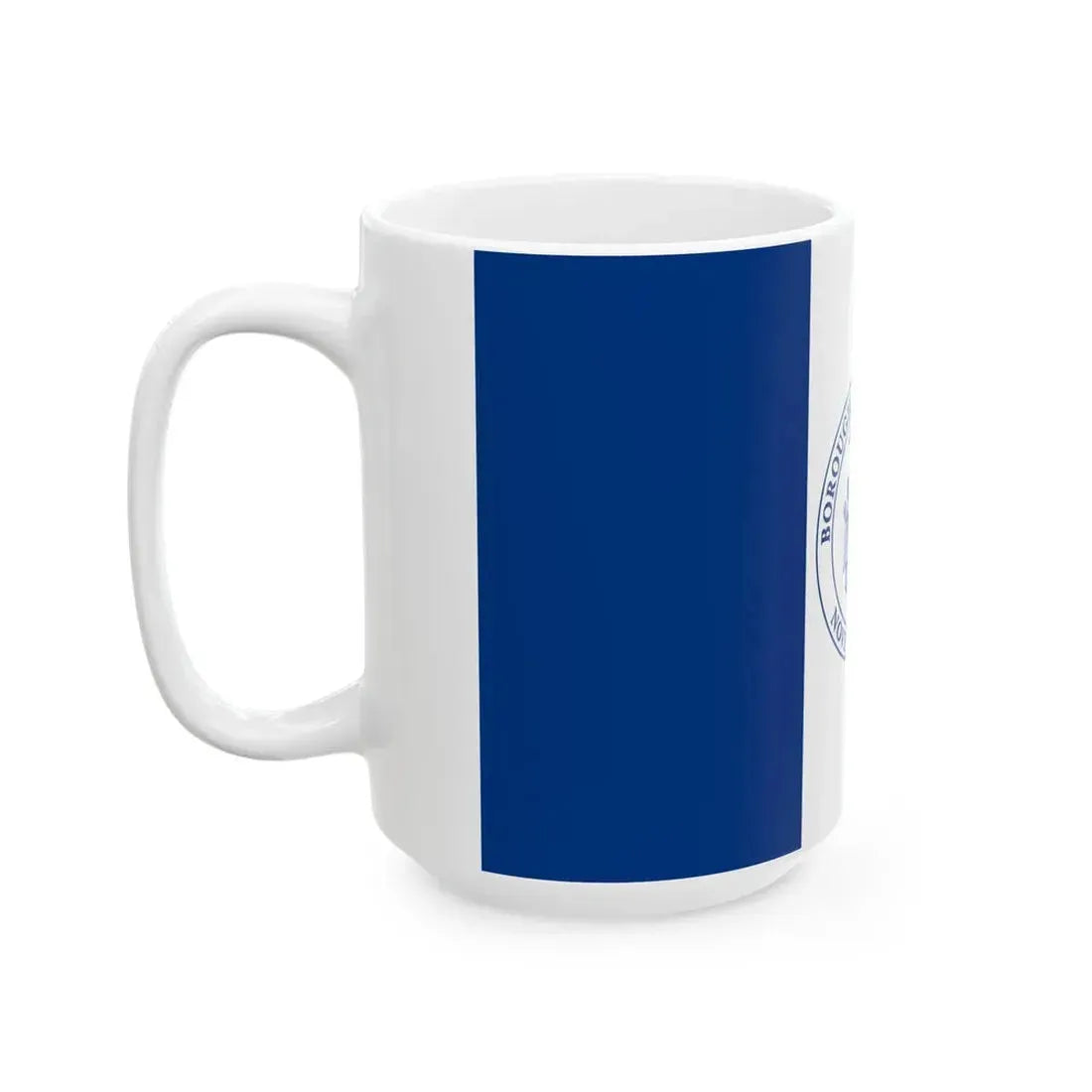 Flag of the Borough of Manhattan (United States) White Coffee Mug - Go Mug Yourself