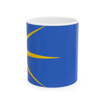 Flag of the Bosilovo Municipality North Macedonia (North Macedonia) White Coffee Mug 11oz - Go Mug Yourself