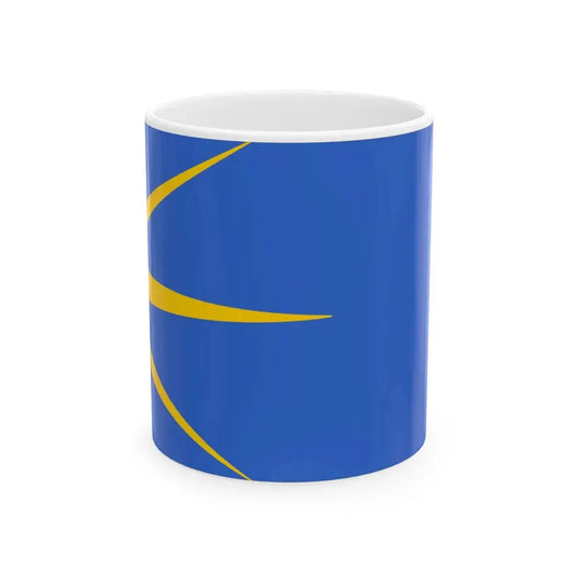 Flag of the Bosilovo Municipality North Macedonia (North Macedonia) White Coffee Mug 11oz - Go Mug Yourself