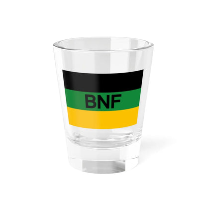 Flag of the Botswana National Front (Botswana) Shot Glass 1.5oz 1.5oz - Go Mug Yourself