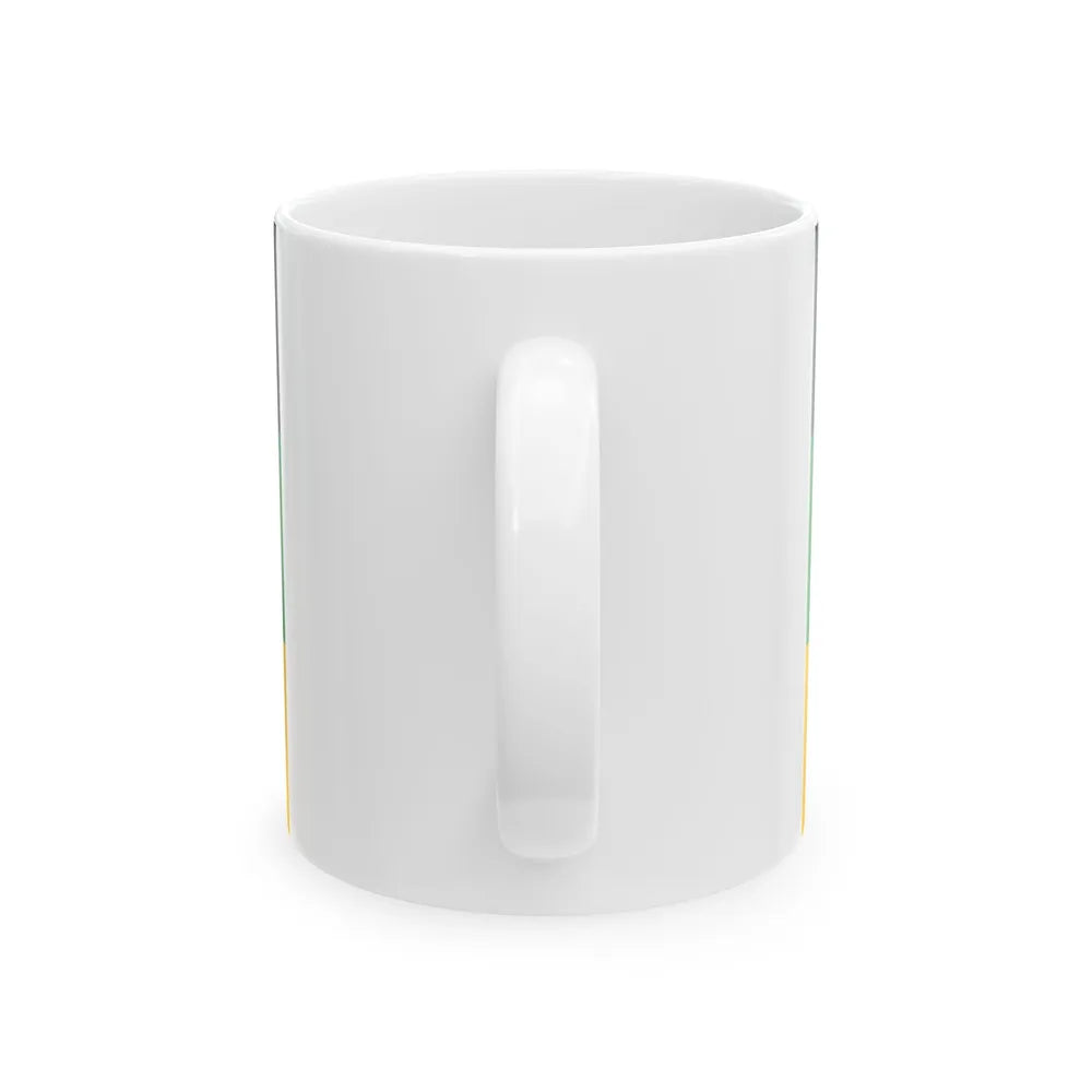 Flag of the Botswana National Front (Botswana) White Coffee Mug - Go Mug Yourself