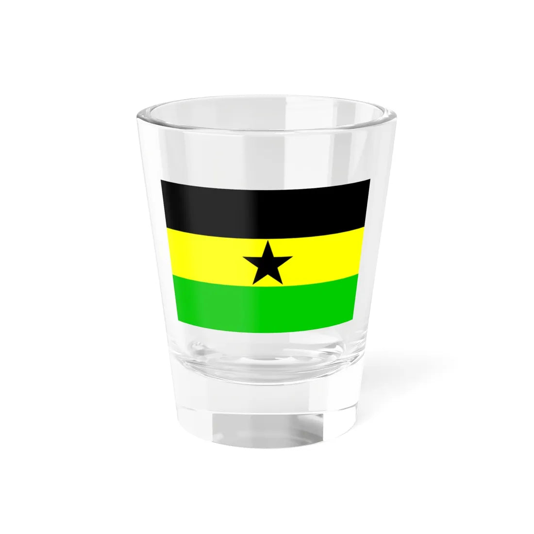 Flag of the Botswana Peoples Party (Botswana) Shot Glass 1.5oz 1.5oz - Go Mug Yourself