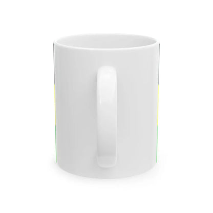 Flag of the Botswana Peoples Party (Botswana) White Coffee Mug - Go Mug Yourself